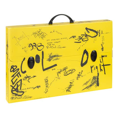 Valigetta in PPL Favorit con stampa Smart in 6 soggetti assortiti 56,5x36,5x5,5 cm - 400183886